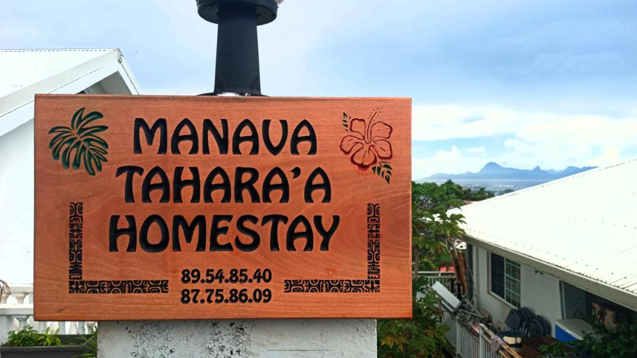 Manava Tahara'A Home Stay Mahina Luaran gambar